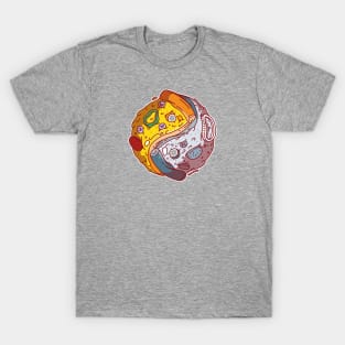 Yin Yang Pizza! T-Shirt